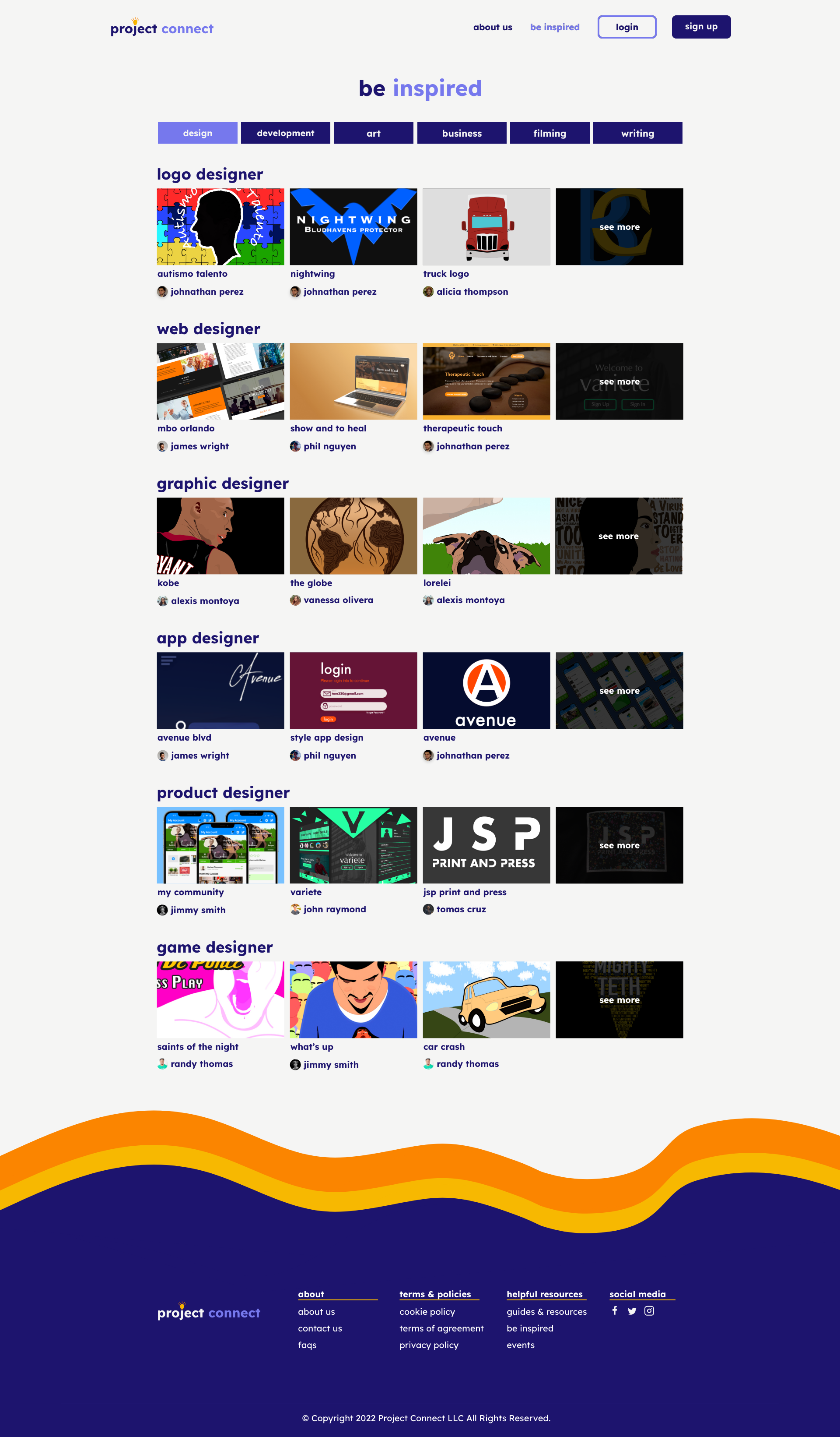 Inspire Page