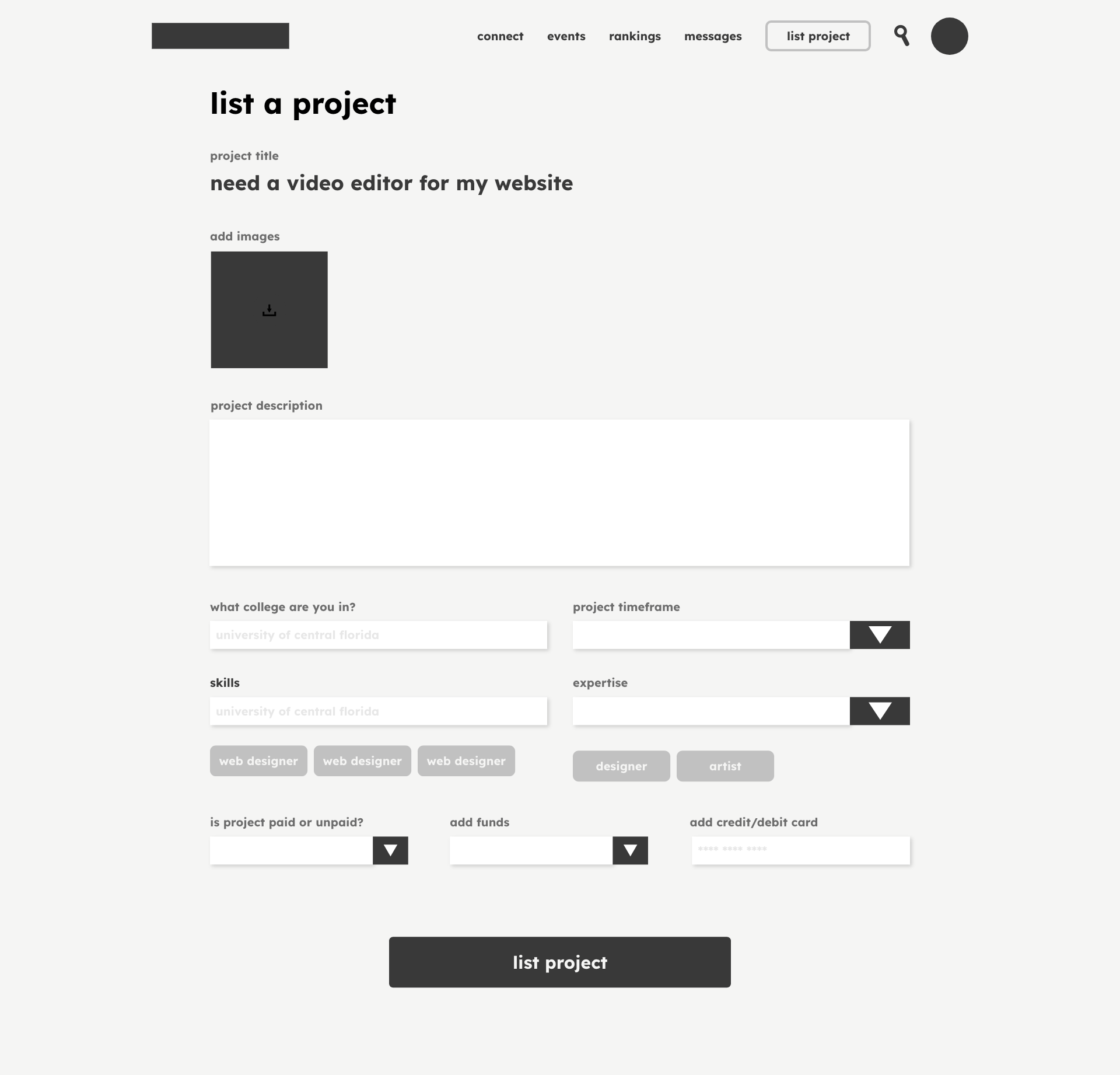 List Page